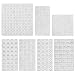 Produktbild ANPHSIN 436 Stück/7 Größen Elastikpuffer Transparent, Anschlagdämpfer, Schutzpuffer, Gummi-Stoßfänger, Selbstklebende Anschlagpuffer für Möbel,Tür, Notebook usw.