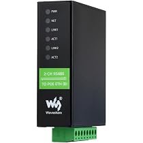 Module 2-CH UART Vers Ethernet Waveshare - Conversion Série/Ethernet, Transmission Transparente - 4