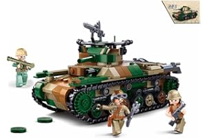 Sluban Klemmbausteine M38-B1107 WWII-Type 97 Medium Réservoir