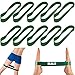 Produktbild MSD Trainingsband aus Gummi, geschlossenes Loop-Band für Pilates, Yoga, Fitness - Starke Spannkraft, Grün (10 Stück)