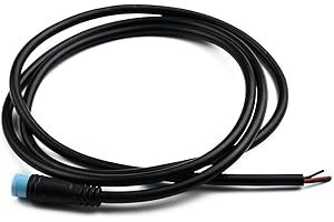 CARMOTTER Julet Câble d'extension pour vélo électrique Connecteur basique 2 3 4 5 6 broches Accessoires modifiés pour vélo électrique (4 broches mâle)