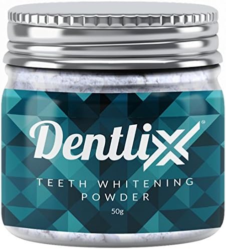 Teeth Whitening Powder By Dentlix® - 5X More Effective Than Activated Charcoal - Whitens, Brightens, Polishes &amp; Cleans Just Like A Hygienist - Premium Grade Stain Remover