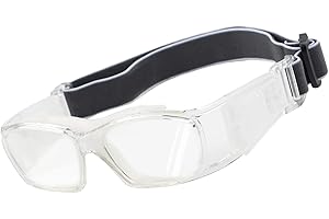 EnzoDate Vintage Basketball Glasses Slimfit Protective Safety Sports Goggles with Replaceable Lens