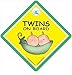 Twins On Board, Twins On Board Car Sign, Peapod, Twins On Board Sign, Car Sign, Green Pea Pod, Baby on Board, Baby on Board, Decal, Bumper Sticker, Twins Sign, Twins Car Sign, Baby Sign, Baby Car Sign, Maternity, Pregnancy
