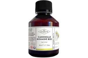 MY COSMETIK - Hydrolat de Camomille romaine BIO - Eau florale Certifiée Ecocert Cosmétique Biologique - Fabriqué en France - Apaisant, anti-inflammatoire - 50 ml