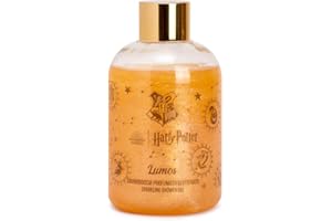 DIAMOND INTERNATIONAL Harry Potter Lumos | Bagnodoccia Glitterato 300 ml, Fragranza Fruttata e Florale, Made in Italy