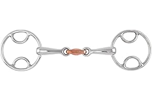 Shires Equestrian - Bevel Bit With Copper Lozenge - S/steel - Size: 51/2