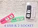 Edios 4 usb with 2 socket surge protector (Multi Color) RS.549.00