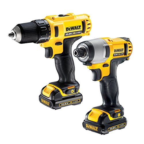 DeWALT DCK211C2 Akku Schrauber Schlagschrauber 10.8V 2x Akkus Tragetasche - 2