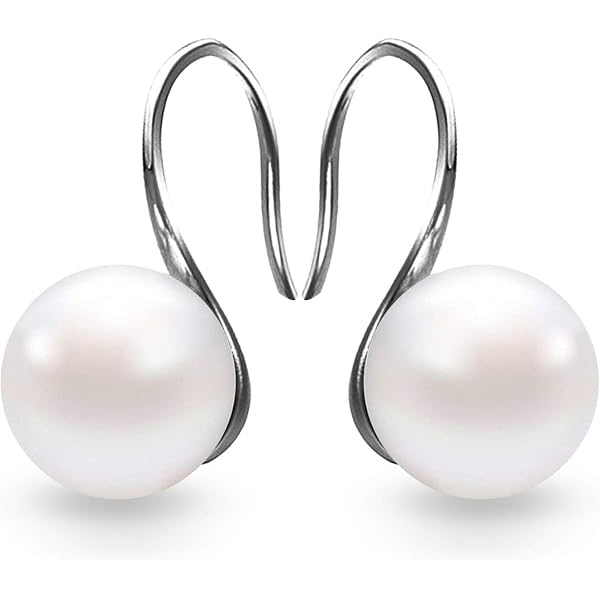 Orecchini Pendenti In Oro Giallo 18 Kt Con Perle Coltivate - Foto 4