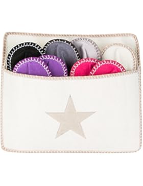 Levivo Gäste-Hausschuhe, 13-tlg. Set aus Filz mit Sternmotiv