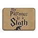 Produktbild Not afraid My Patronus is A Sloth Non-Slip Outside/Inside Door Mat Rug for Health and Wellness Bathroom Entrance Rug 23.6"x 15.7"
