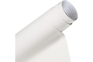 YUSHENGTAI Simili Cuir Autocollant, Reparation Cuir Kit Adhesif, 40 x 150 cm - Blanc pour Canapés, Sièges de Voiture et Sacs à Main