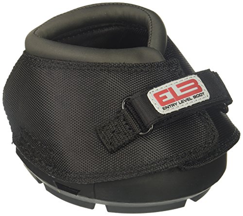 Cavallo delbr-2 Regular Elba único pezuña de Caballo y Jinete Botas, tamaño 2, Color Negro