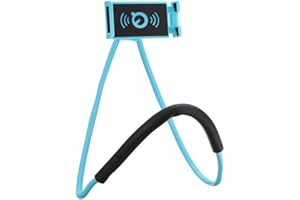 HAOXUANN Handy-Halter, Universeller intelligenter Handy-Stand,Flexible - Langer Arm Mobiltelefon Halter Stand 360 Drehbarem Flexiblem Neck Mobile Phone Holder Handy Halterung (Blau)