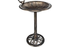 ‎VIDAXL vidaXL Basenik dla ptaków, brązowy, plastikowy