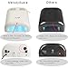 MelodySusie® High Quality Portable White 36W UV Lamp Light Acrylic Nail Dryer Curing Light Quick Drying with Sliding Tray & 2 Timer Settings + 4 * 9W UV Lamp + 1 * Free Extra Bulb
