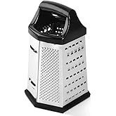 NAALSA - Berlin 6 Side Stainless Steel Professional Multi Purpose Grater Vegetable Chopper Slicer Kitchen Cutter, Shredder fo