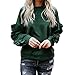 Produktbild Briskorry Damen Pullover Langarm Herbst Rundhals Sweatshirt Langarmshirt Hoodie Sweatjacke Oberteile Bluse