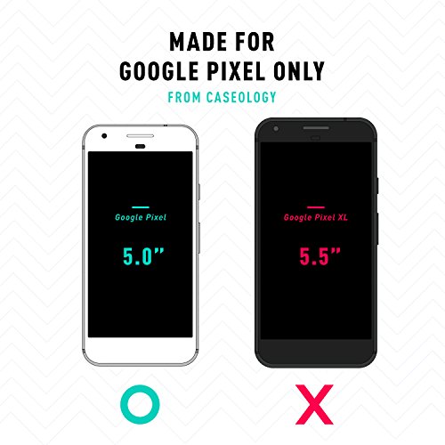 Google Pixel, Caseology [Parallax Serie] Robuste Haltbarkeit Einem Schlanken, Modernen / TPU-Ummantelung Polycarbonat-Bumper für [Google Pixel] – [Schwarz] - 7