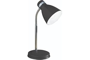 Status Madrid Desk Lamp | Flexible Desk Light | Black Desk Lamp | Study, Office, Bedroom | SDL2011ESBLK16