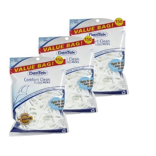 DenTek Comfort Clean Floss Juego de 150-Mini cepillos interdentales