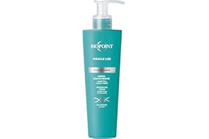 Biopoint Miracle Liss - Crema Capelli Senza Risciacquo Liscio 72h, Azione Ultralisciante, Nutriente e Disciplinante Contro l’Effetto Crespo, 200 ml
