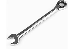 EGOFINE 10mm Ratcheting Combination Wrench Metric, Industrial Grade Gear Spanner with 12-Point Design, 72-Tooth Ratchet, Chrome Vanadium Steel