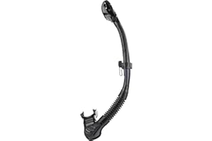 CRESSI Alpha Ultra Dry Snorkel - Aeratore Dry per Immersione Apnea e Snorkeling, Taglia Unica Unisex Adulto