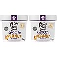 Pip & Nut - Smooth Peanut Butter (1kg) | Natural Nut Butter, No Palm Oil, No Added Sugar, Hi-Oleic Peanuts, High in Unsaturated Fats, Gluten Free, Vegan, Dairy Free (Pack of 2)