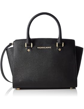 Michael Kors Damen Selma Md Tz Satchel Henkeltasche, 10 x 17 x 29 cm