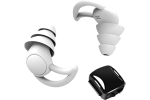 KATLKIU Tappi per le orecchie da nuoto per adulti, 1 Paia, in morbido silicone, riutilizzabili, per doccia, nuoto, surf, snorkeling e altri sport acquatici