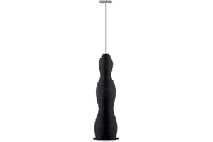 Alessi Pulcina MDL11 B - Design mjölkskummare visp, i termoplastisk harts, stålvisp och uppladdningsbart batteri