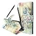 Produktbild Fraelc Sony Xperia XZ UltraSlim Leder Flip Wallet Hülle in Book Style Klapphülle Case mit Karteneinschub, Standfunktion und Magnetverschluß Schutzhülle für Sony Xperia XZ / XZs im Traumfänger Design