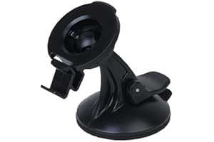 WSADZXC77 Garmin GPS Saugnapfhalterung für Auto - Fenster Oder Armaturenbrett-Halter Aus Kunststoff - Ersatz KFZ Halterung für Nüvi - Farbe Schwarz