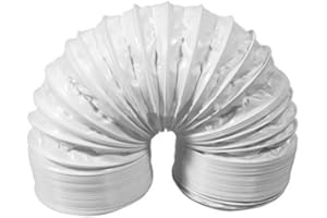 Utiz Universal Extra Strong Vent Hose Exhaust Pipe Compatible with Hotpoint Indesit Creda Tumble Dryers 4" inch x 2.5m