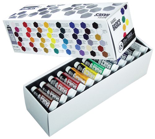 Liquitex 101048 Basics Acrylfarben Set, 48 x 22 ml - 2