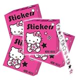 Producto de buena calidad. Gifts 4 All Occasions Limited SHATCHI-941 - Juego de 4 cajas adhesivas con diseño de Hello Kitty