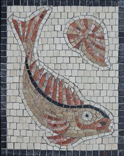 Roman Style Fish Mosaic Kit Designed by Martin Cheek