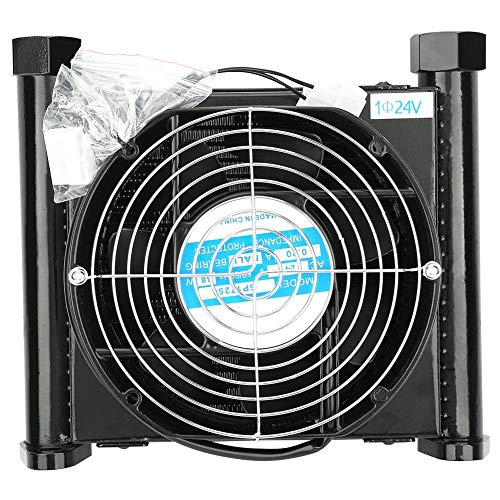 Hilitand Refroidisseur de Radiateur Hydraulique pour Système de Refroidissement Refroidisseur d'air Hydraulique Systèmes d'alimentation de Pression d'Huile (24V)