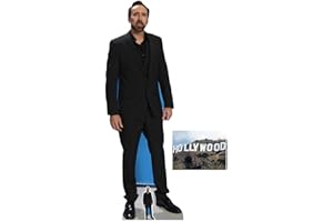BundleZ-4-FanZ Nicolas Cage Lebensgrosse und klein Pappfiguren/Stehplatzinhaber/Aufsteller Fan Pack, 186cm x 66cm Enthält 8X10 (25X20Cm) starfoto