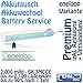 Produktbild Akkutausch für Braun Professional Care 1000 2000 3000 Service Oral-B wahlweise mit 1300 oder 1400 mAh Akku oder 2000 bis 2550 mAh ENELOOP (3MCCE / 3HCCE) LSD Akku (2000mAh 3MCCE Eneloop - Premium (mit Reinigung))