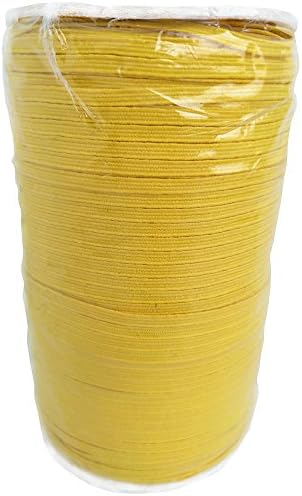 Useful 3mm braided elastic for windly used-Daffodil
