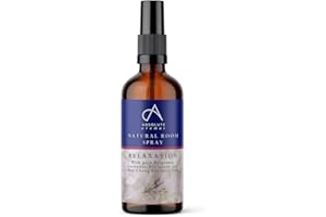 Absolute Aromas | Relaxation Room Spray 100ml – Natural Spritzer Mist Spray with Lavender, Chamomile, Patchouli and Citrus Essential Oils