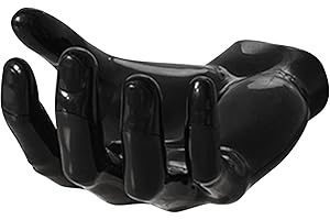 Amesor 1/2 Pièces Présentoir À Main Mural pour Porte-Balle - Support Et Football | Crochet en Forme Paume Main | Rangement Mural pour Basket-Ball, Volley-Ball, Étagère pour Clés, Sac À Savon