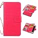 Produktbild iPhone 8 Plus Lederhülle, Asnlove PU Leder Case Tasche 2 en 1 Multifunktions Brieftasche Handyhülle im Bookstyle mit Magnet Wallet Abnehmbare Hintere Schale für iPhone 7 Plus und 8 Plus 5,5 Zoll,Rose rot