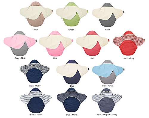 Wallaboo Einschlagdecke Coco, Sehr praktische und Kuschelweiche Babydecke, 100% Baumwolle - 6