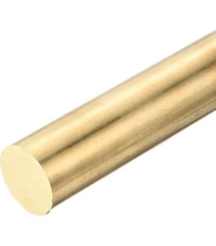 Tubo Tondo In Ottone Senza Saldatura – Lunghezza 300mm, Diametro 9mm, Spessore 1.5mm