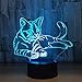 Produktbild baby Q 3D LED Nachtlicht Lampe, Katzen-buntes Noten-Licht, kreatives Acrylgeschenk beleuchtet, angetriebene Lichter USBs
