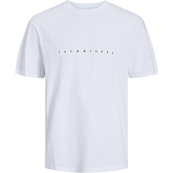 JACK & JONES Herren Jortokyo Market T-Shirt - Lässiges Basic Mit Gummidruck